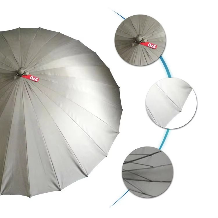 Parasol plażowy ze stali 24-żebrowej