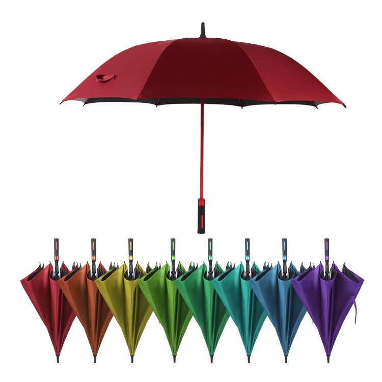 Niestandardowe logo 27-calowy dwuwarstwowy parasol golfowy