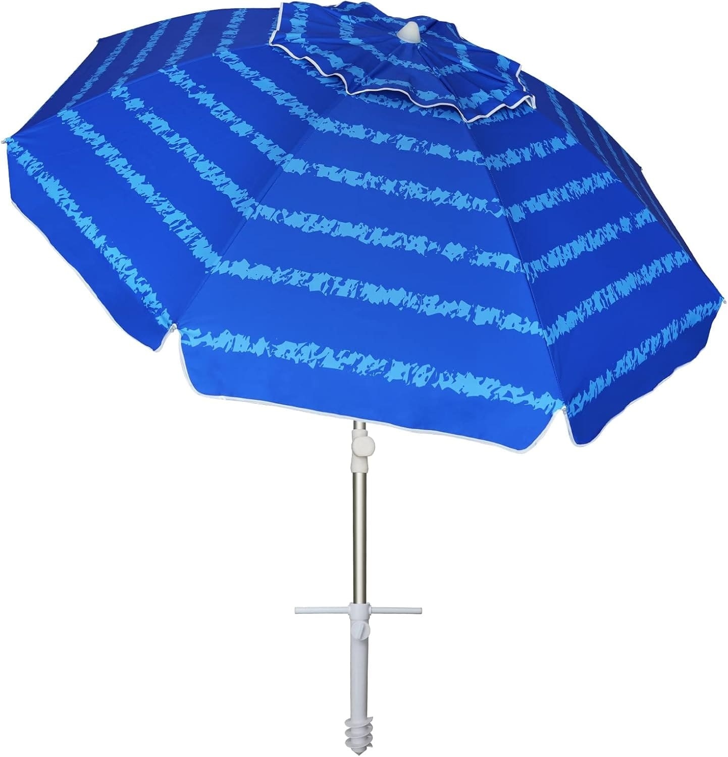 Niestandardowy wentylowany parasol plażowy z kotwicą piaskową