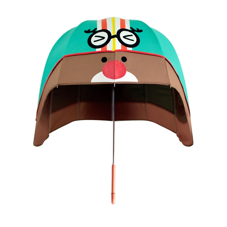 Solidne hełm w kształcie kopuły parasol