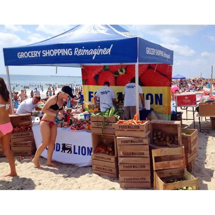 Składany namiot plażowy odporny na promieniowanie UV na festiwale