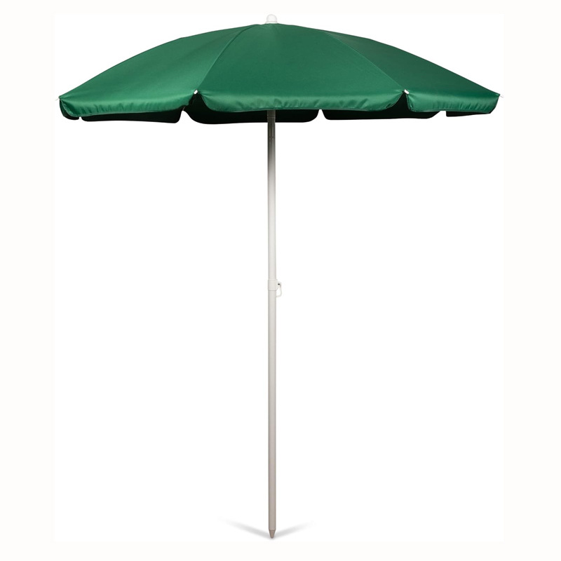 Przenośny zielony parasol plażowy