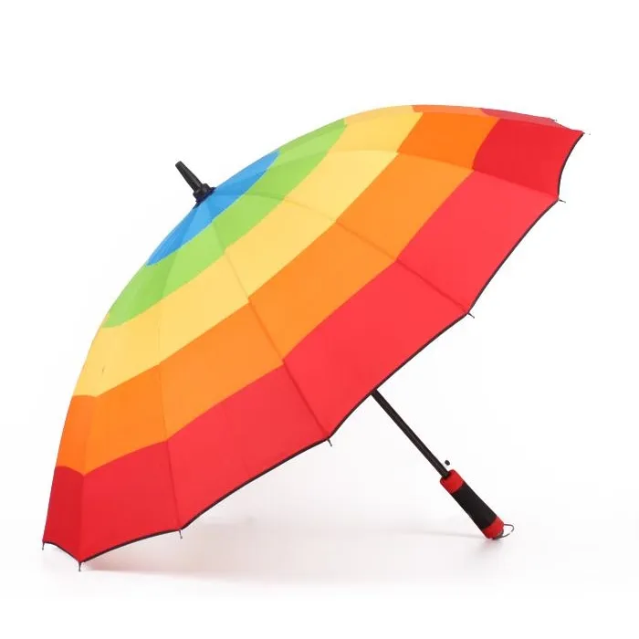 Tęczowy parasol reklamowy