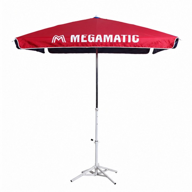 Parasol tarasowy z kwadratową rurką