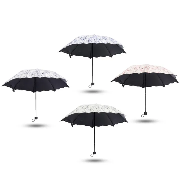 Anty-UV WindProof Flower Women Parasol